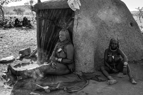 The eldest Himba women