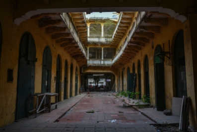 abandoned building